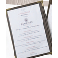 Royal Single Panel 2 View Menu Board (4 1/4"x11" Insert)